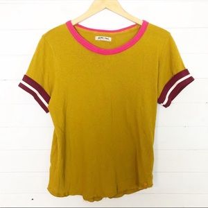 Free People Let's DO This Tee In Sultana NEW Retro Inspired